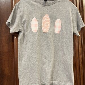 Pink Surf Board Patchwork Shirt